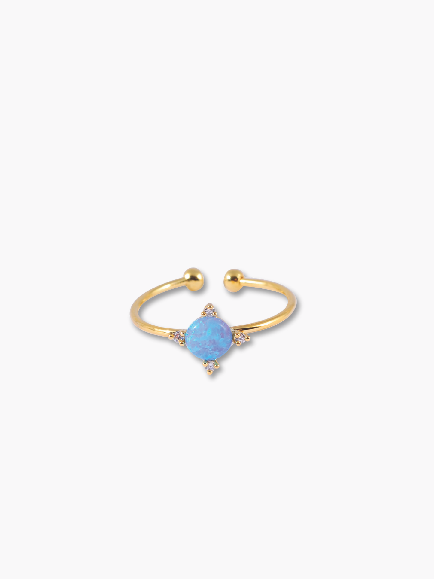 Opal Prong Ring