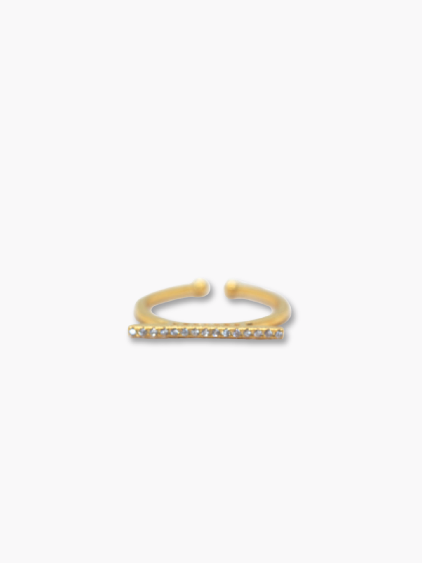 Bar Crystal Stacking Ring