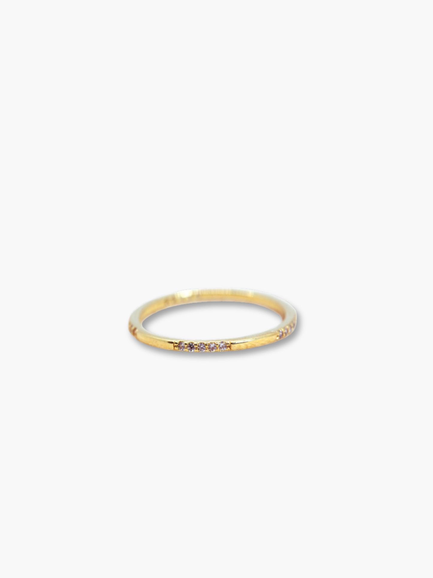 Band Crystal Stacking Ring