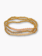 Gemstone Gold Bead Bracelet