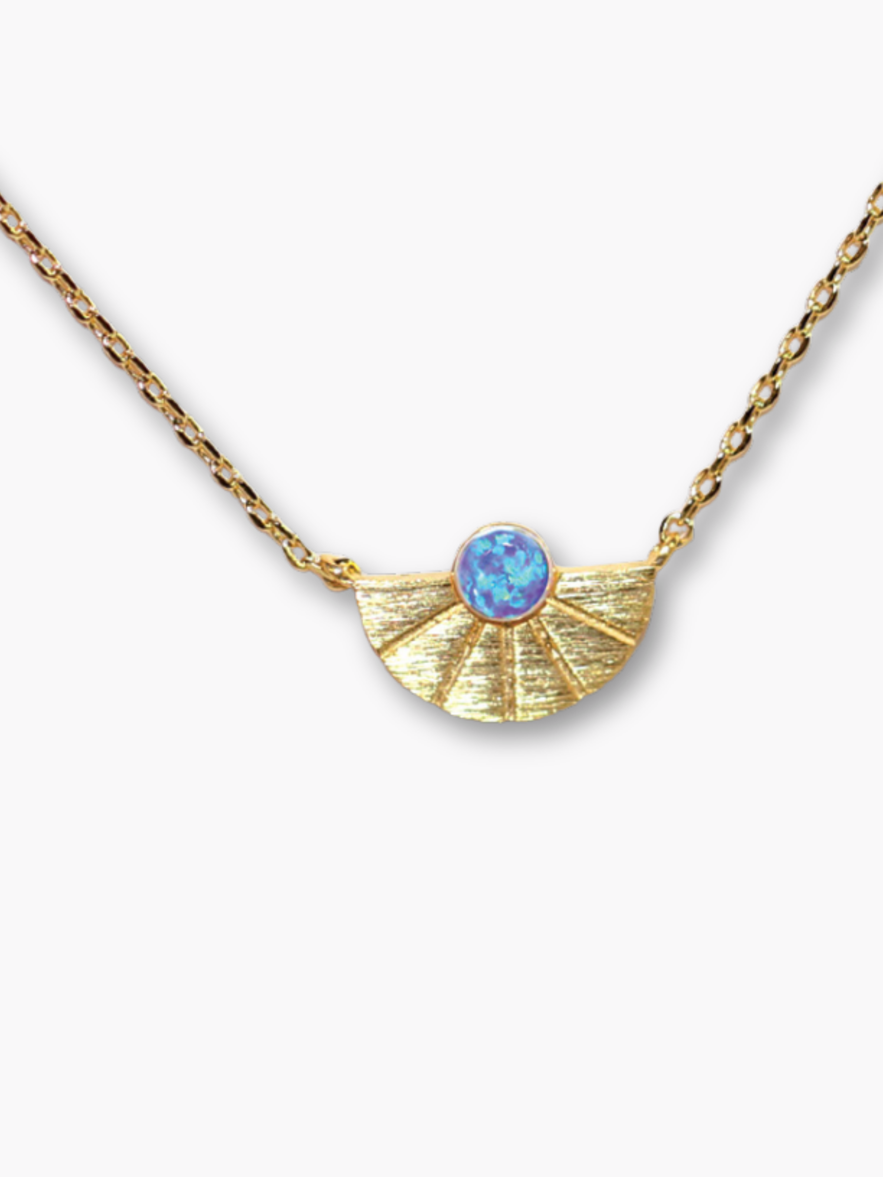 Fan Opal Necklace