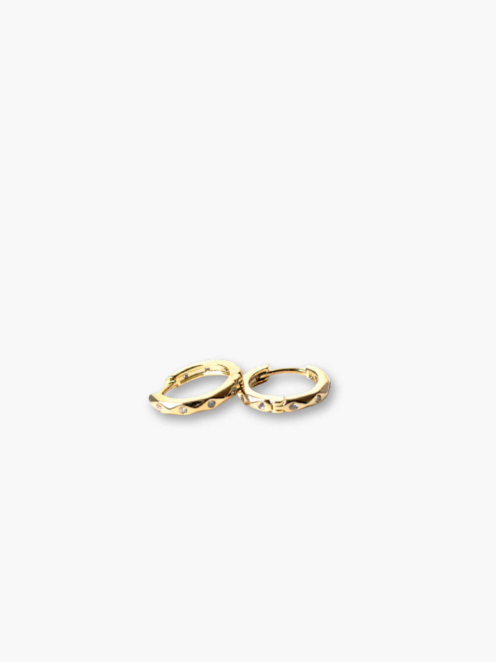 Mini Gold Clasp Hoop