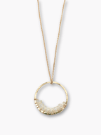 Ring Pendant with Crystals