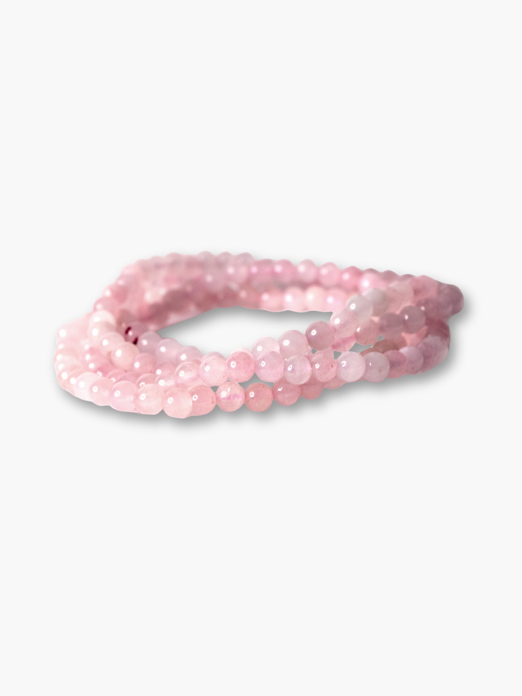 Rose Quartz Layering Bracelet 4mm
