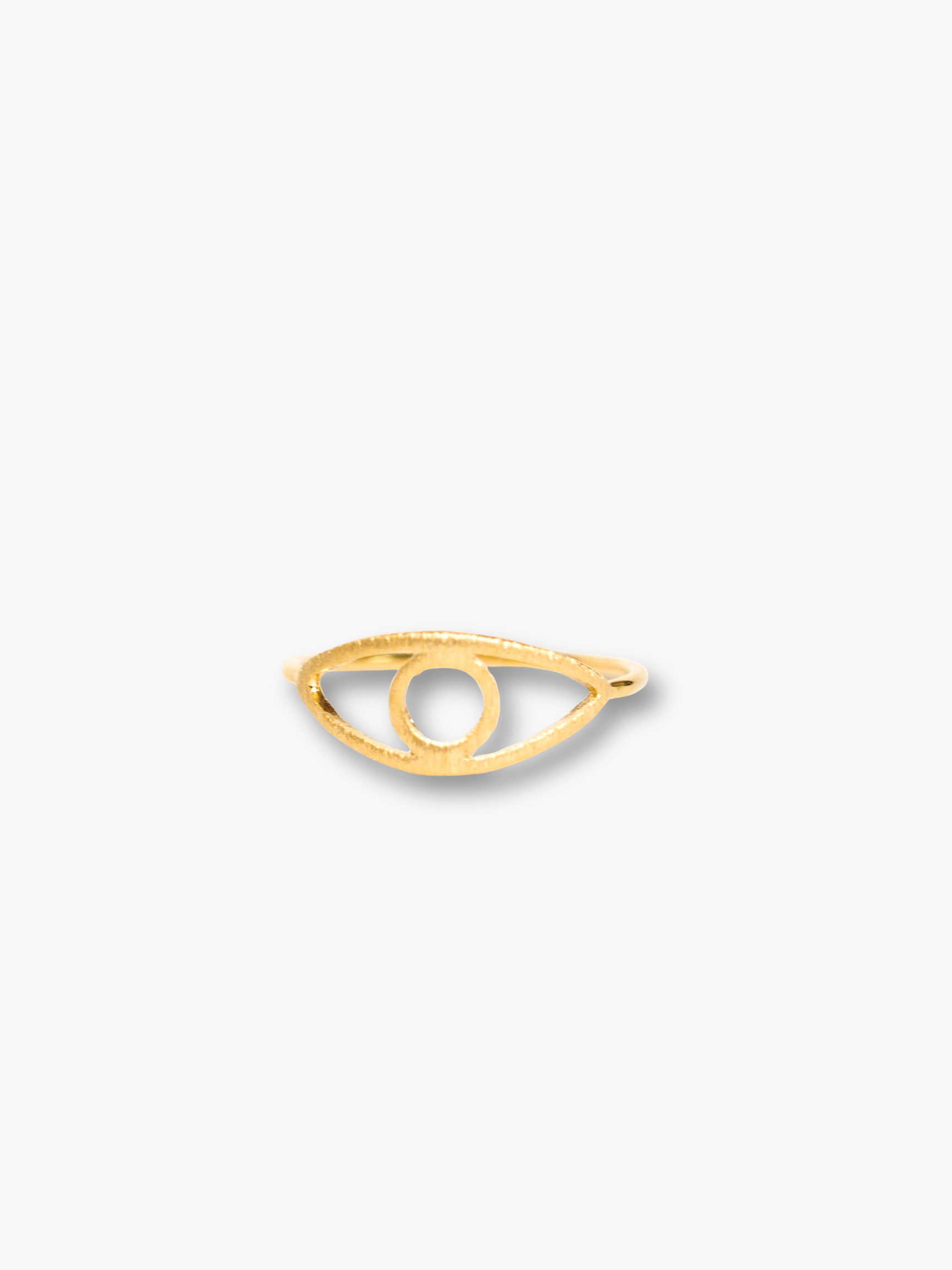 Outline Evil Eye Ring