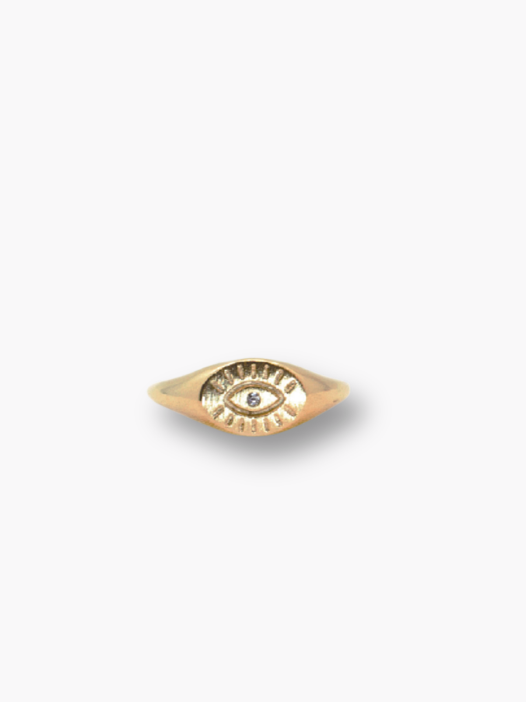 Crystal Evil Eye Ring