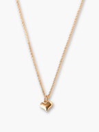 Puffed Heart Necklace