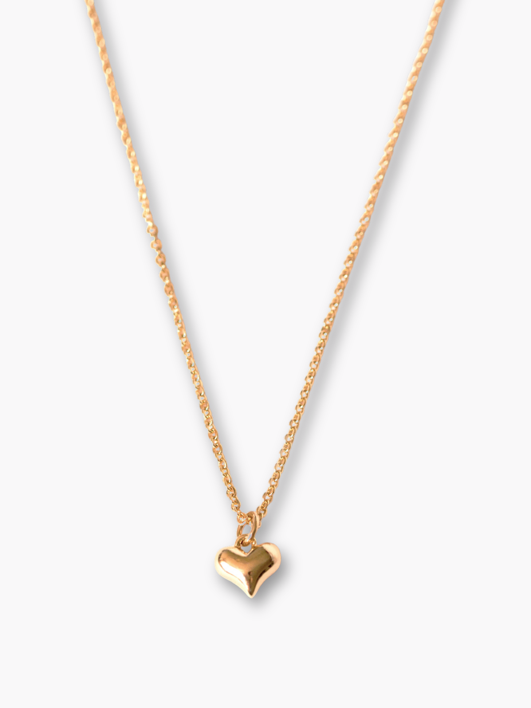 Puffed Heart Necklace