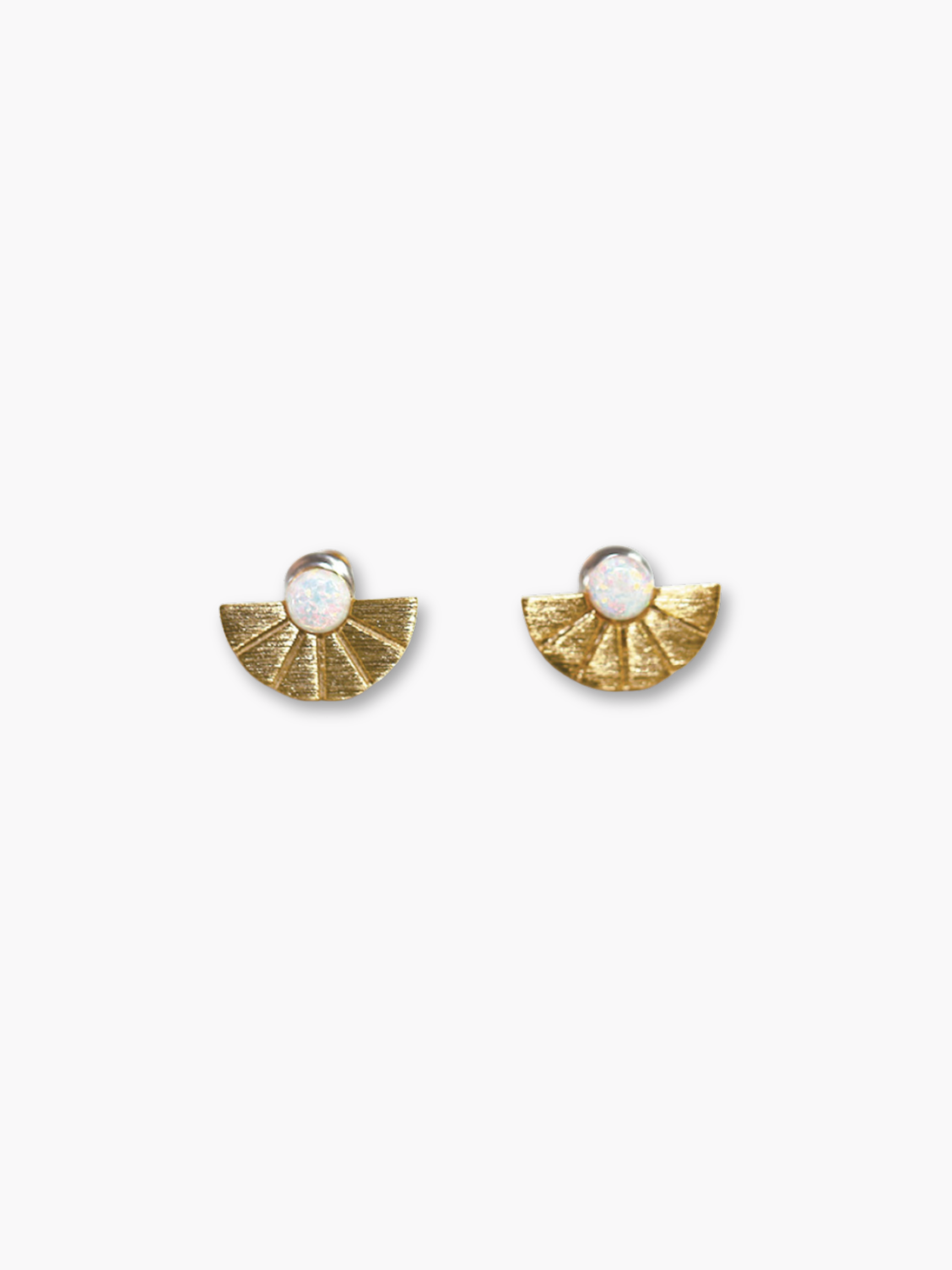 Fan Opal Studs