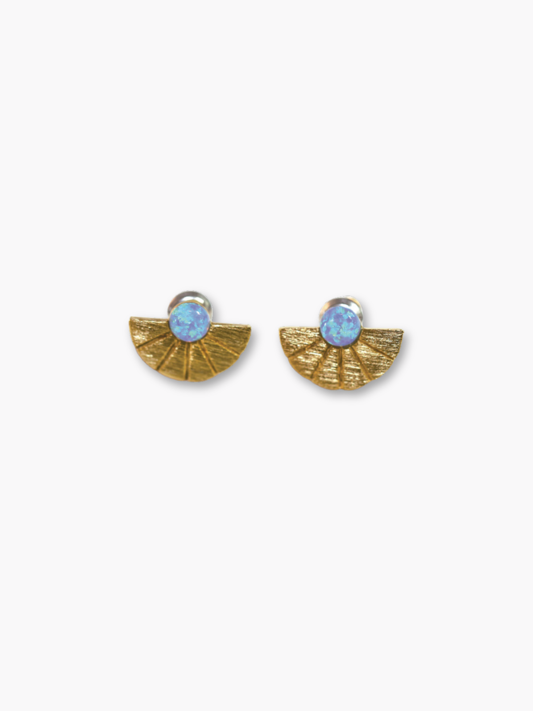 Fan Opal Studs