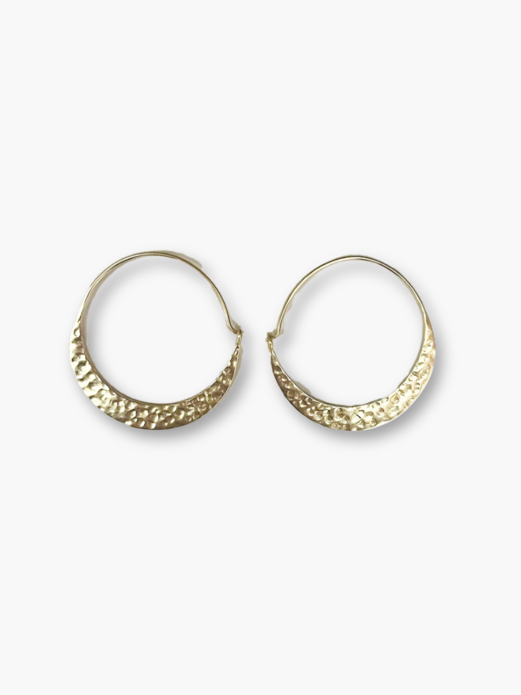 Crescent Hoop Earrings
