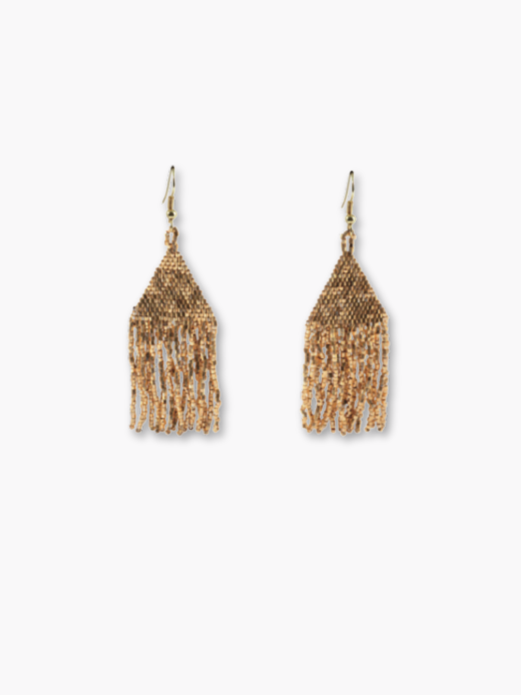 Gold Seed Bead Earrings