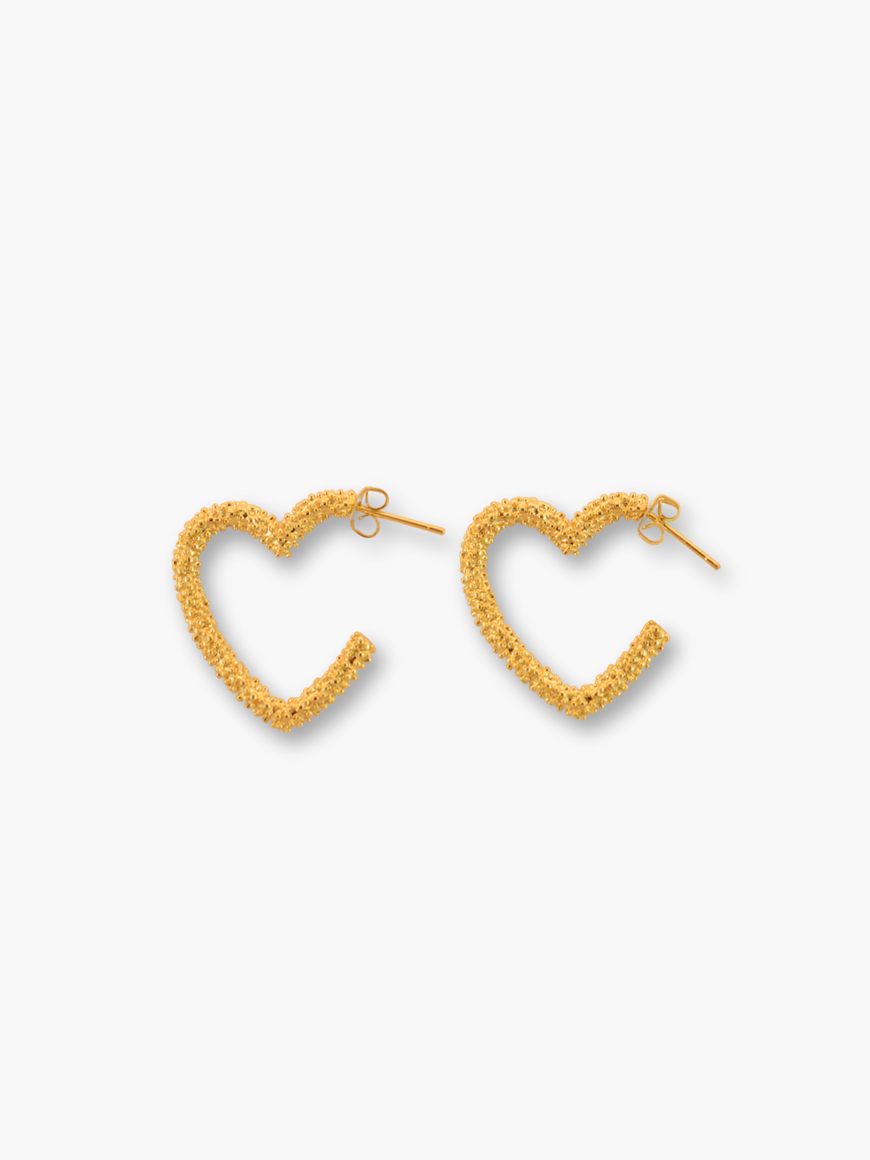 Beaded Heart Earrings