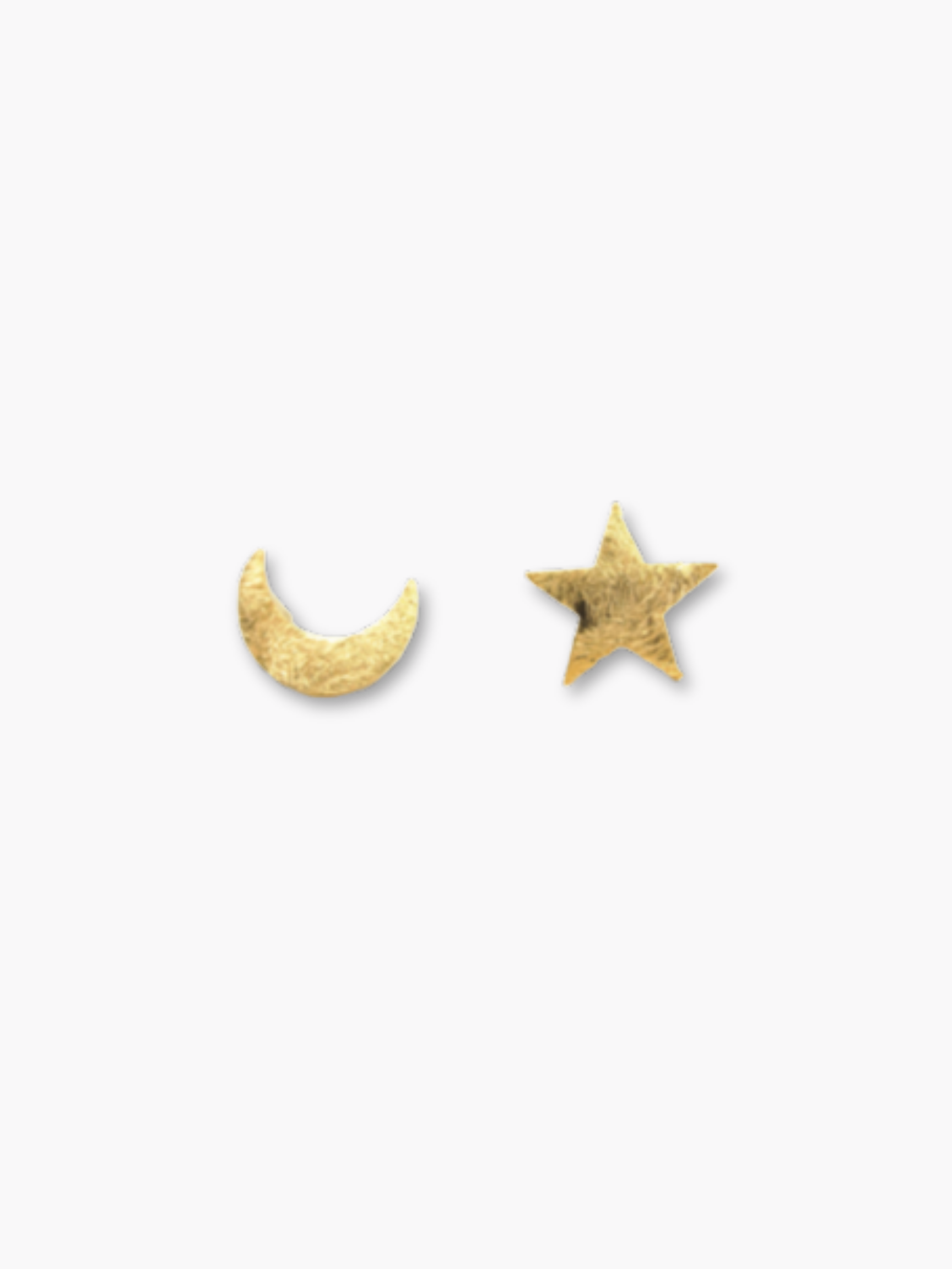 Star + Moon Studs