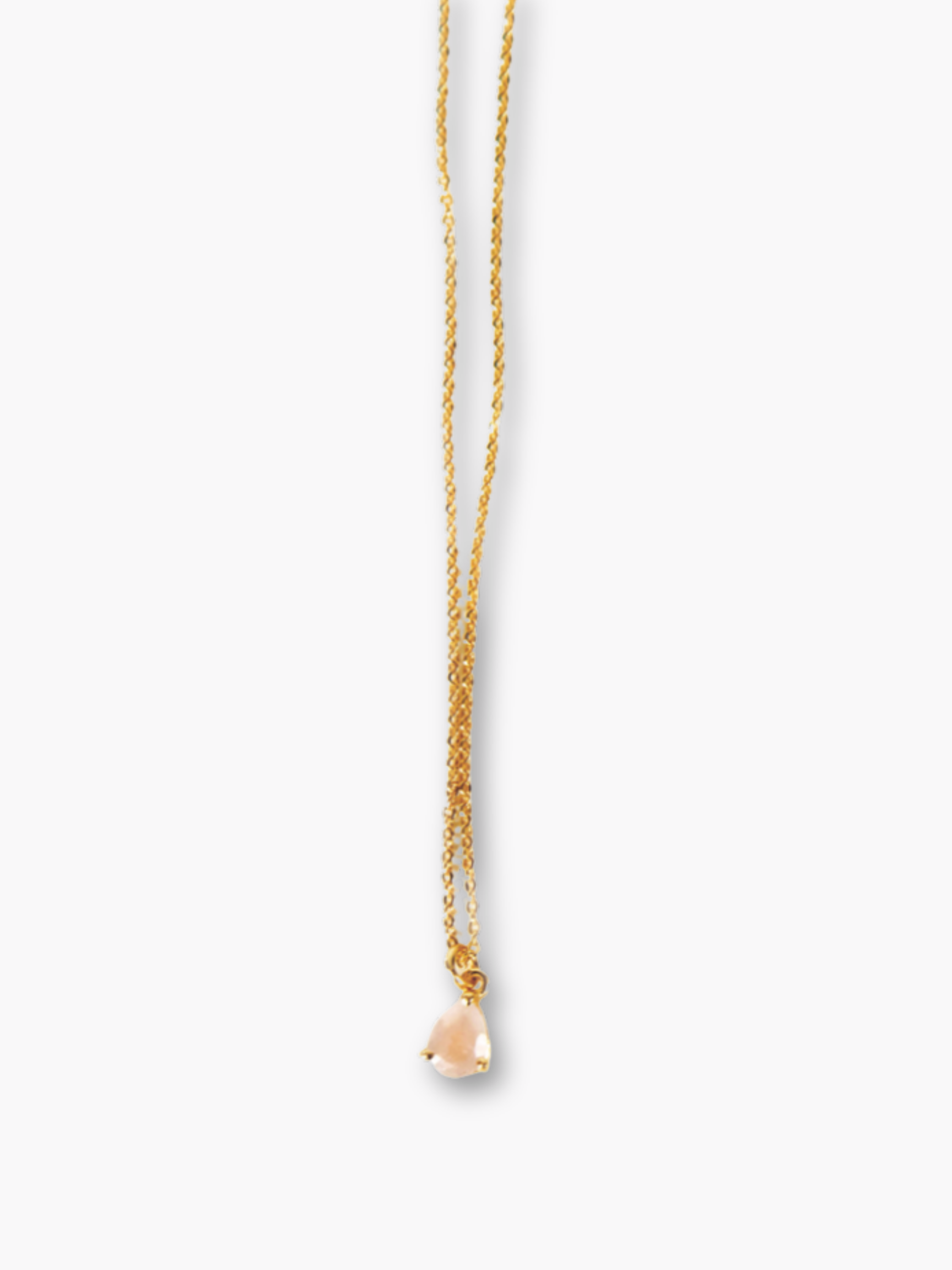 Teardrop Gemstone Necklace