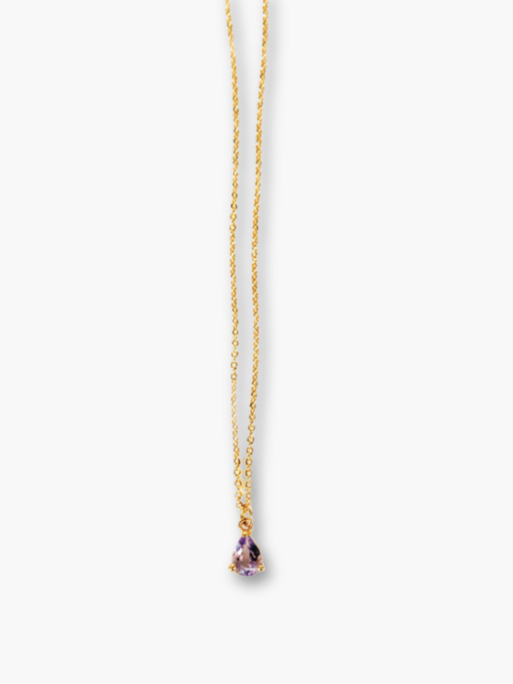 Teardrop Gemstone Necklace