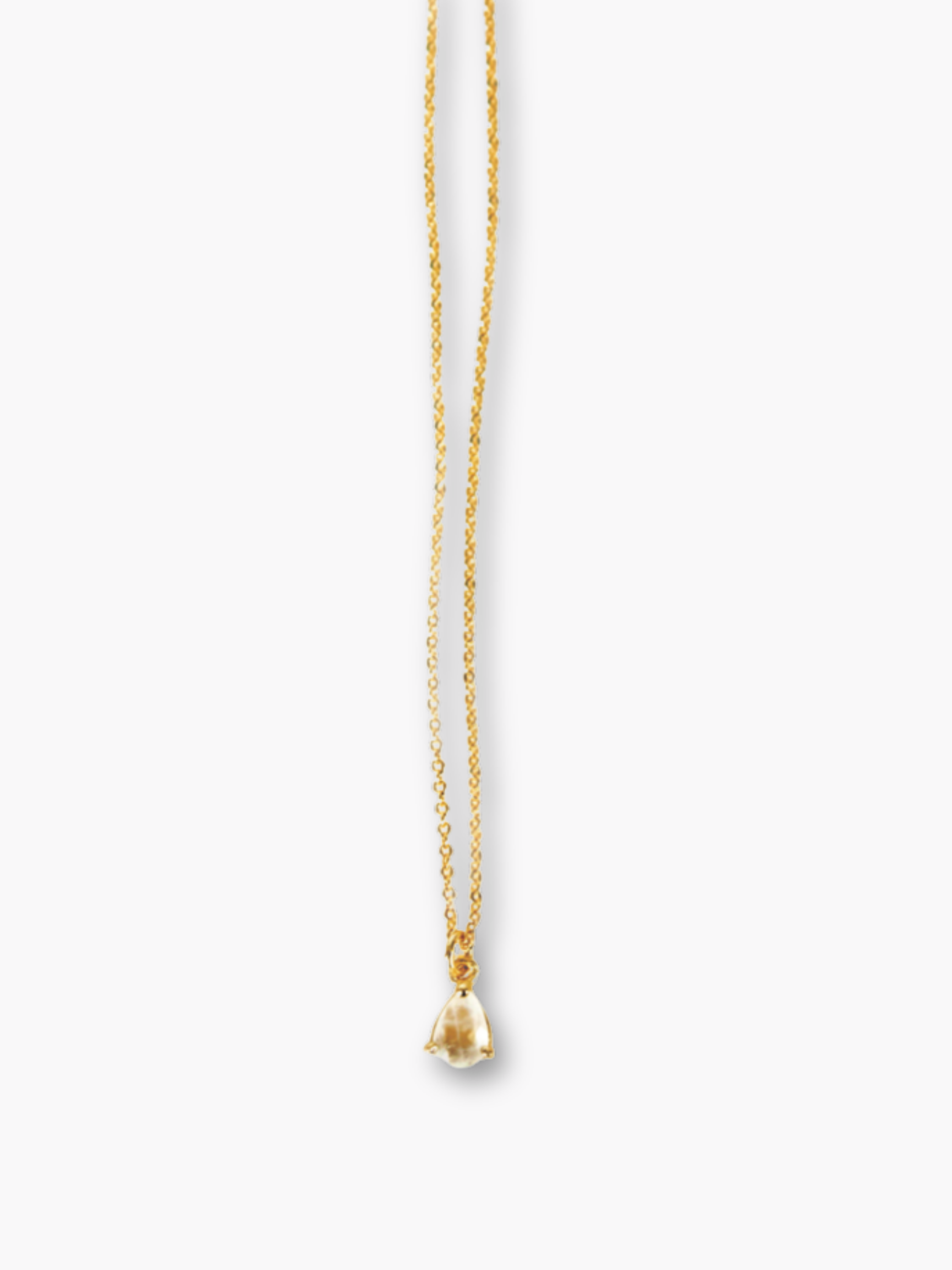 Teardrop Gemstone Necklace