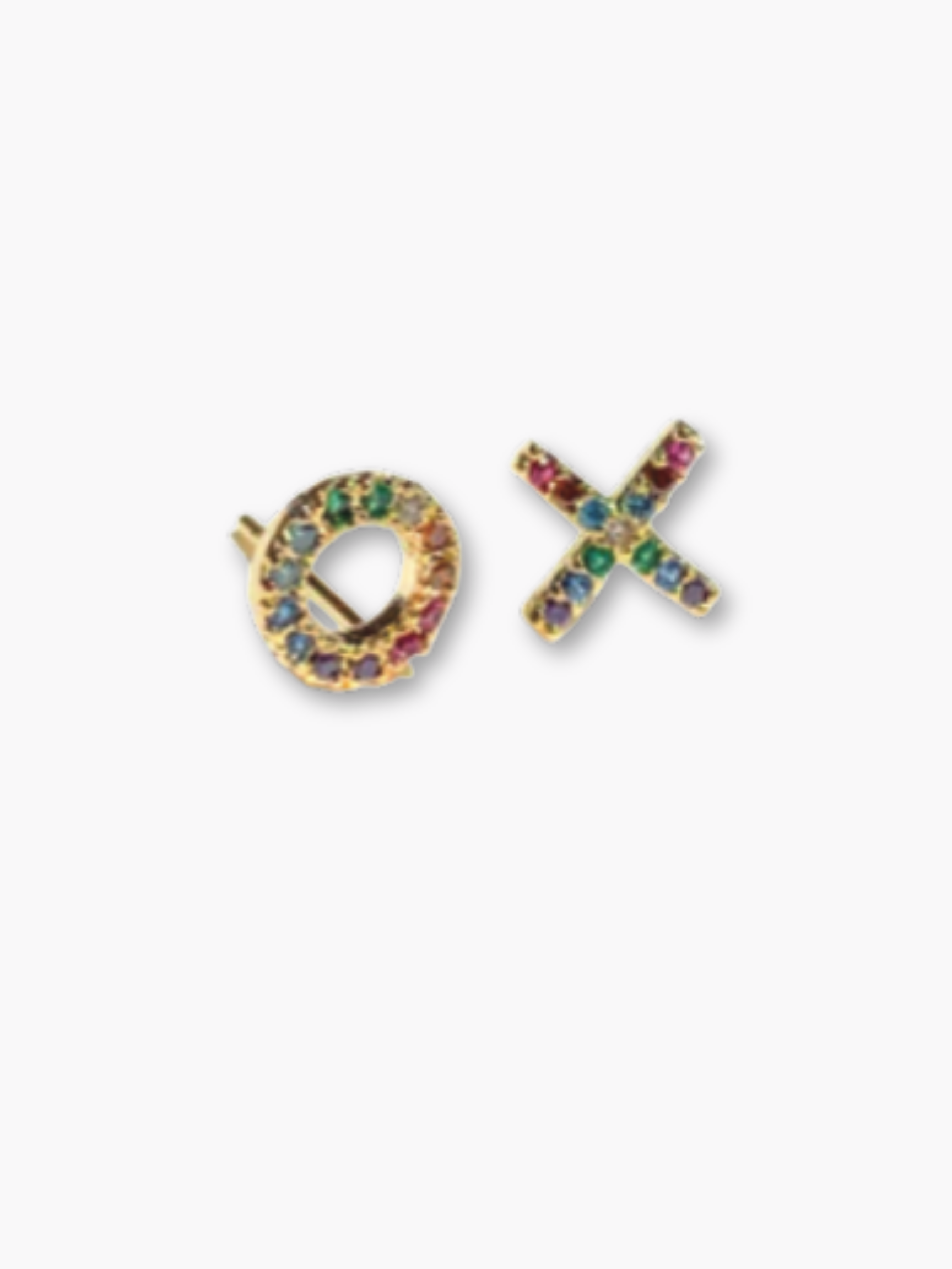 XO Rainbow Studs