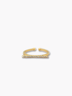 Bar Crystal Stacking Ring
