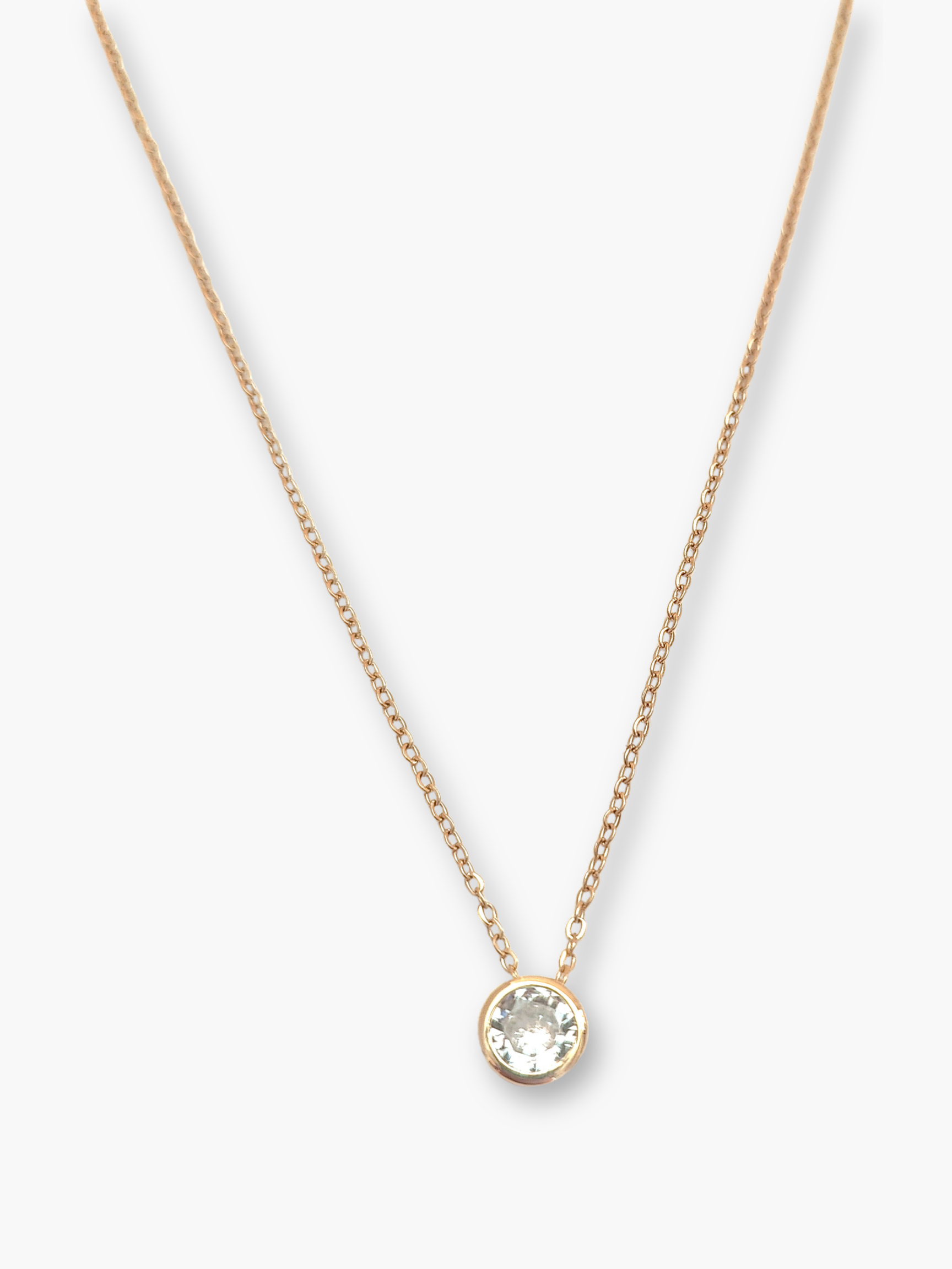 CZ Round Necklace
