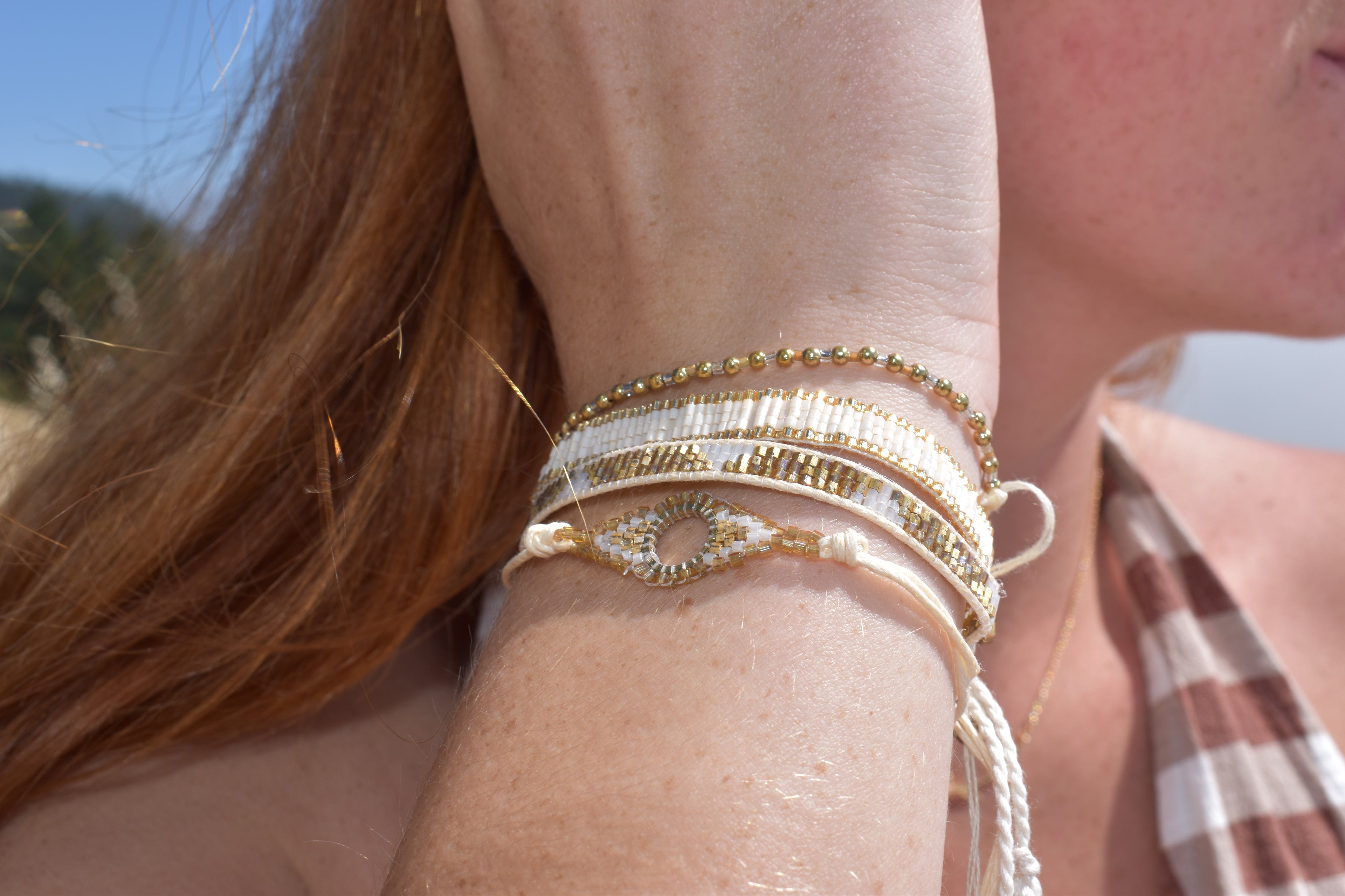 Miyuki Evil Eye Bracelet