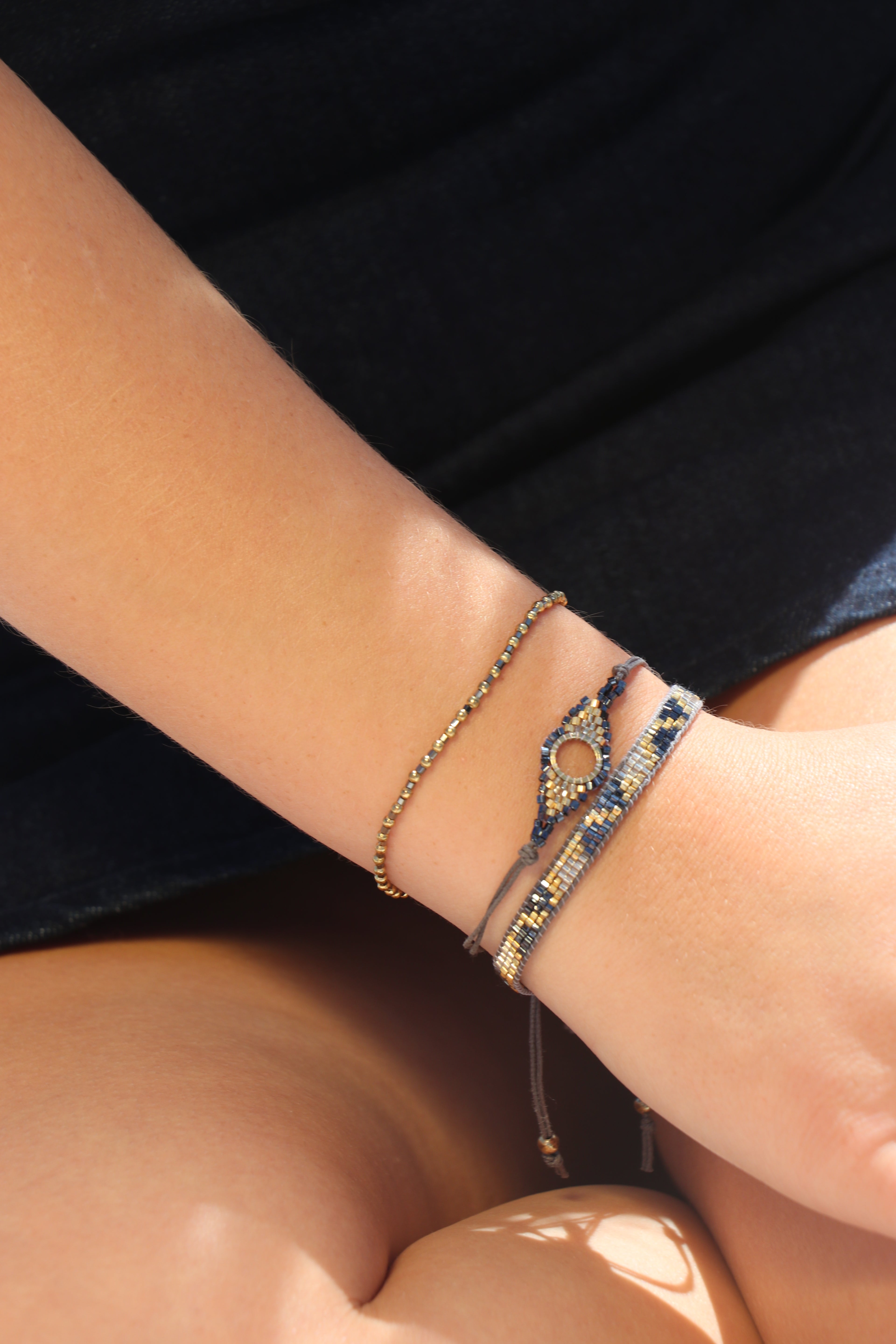 Miyuki Bead Corded Bracelet