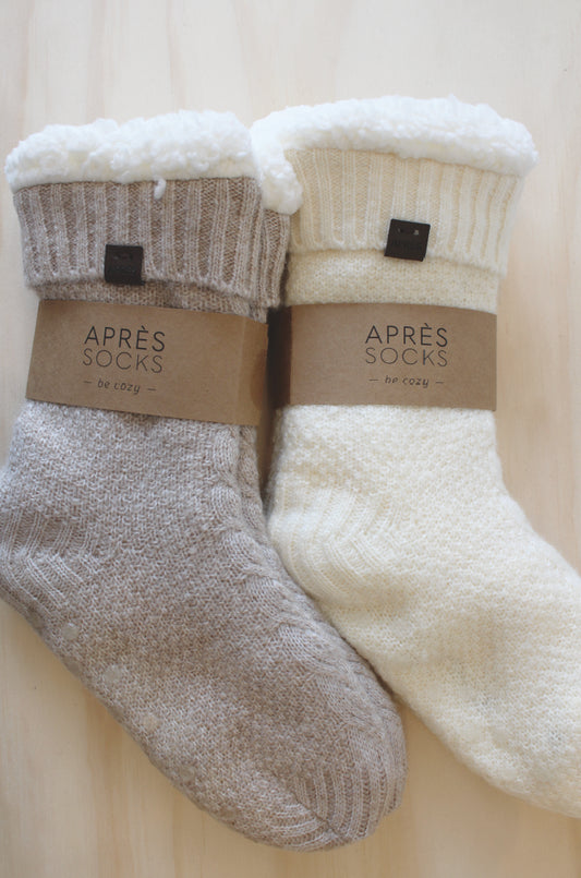 OSLO COZY SOCKS - CREAM