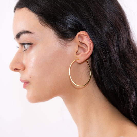 Gold Hoop Earrings