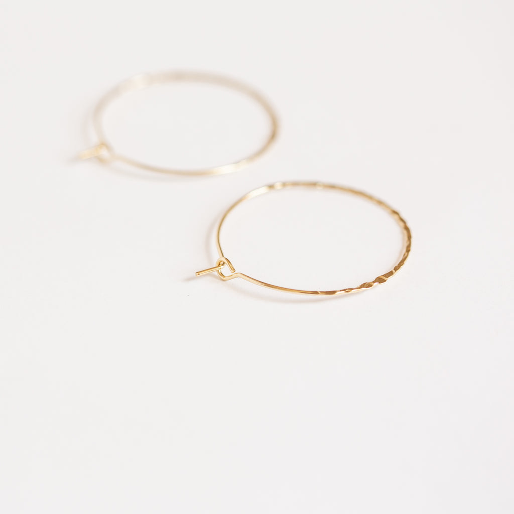 Hammered Hoops