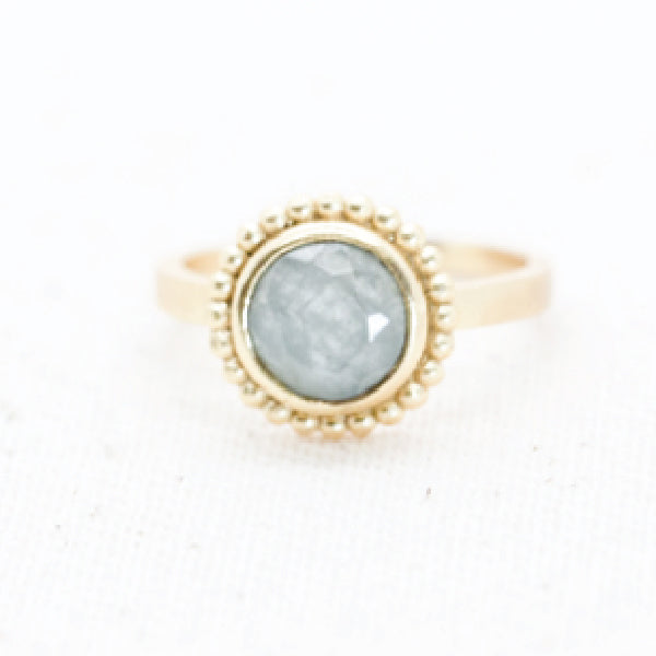 Aquamarine Gemstone Ring