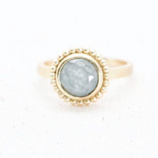 Aquamarine Gemstone Ring