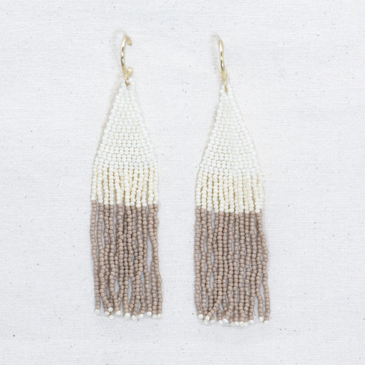 Beaded Fringe Earrings