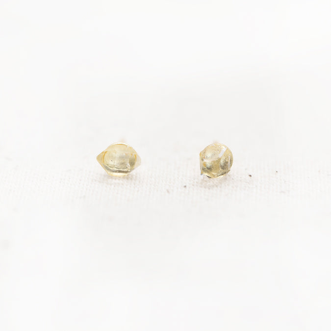 Clear Herkimer Diamond Studs