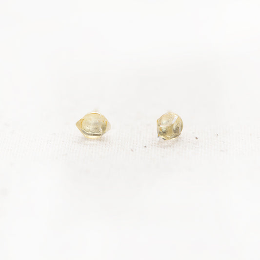 Clear Herkimer Diamond Studs