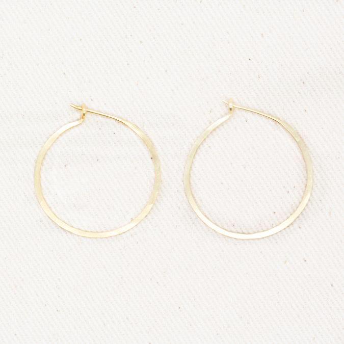 Gold Hoop Earrings